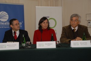 De Izquierda a derecha: Guillermo González, Paola Blázquez, Manuel Pinto.