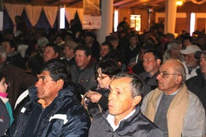 Más de 300 productores arroceros participaron del  encuentro nacional en Parral.