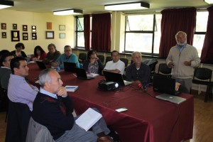 El coordinador Carlos Ovalle tuvo a su cargo la responsabilidad de liderar este encuentro de especialistas de INIA realizado en Chillán.