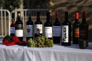 El vino Invicto, el primer desalcoholizado de Chile elaborado por la Cooperativa Loncomilla con el apoyo de INIA y FIA, fue uno de los protagonistas de la jornada.